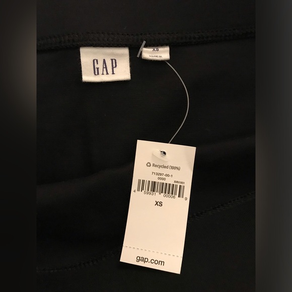 Gap Black Stretch Ponte Pencil Skirt Soft Size XS - Picture 3 of 5